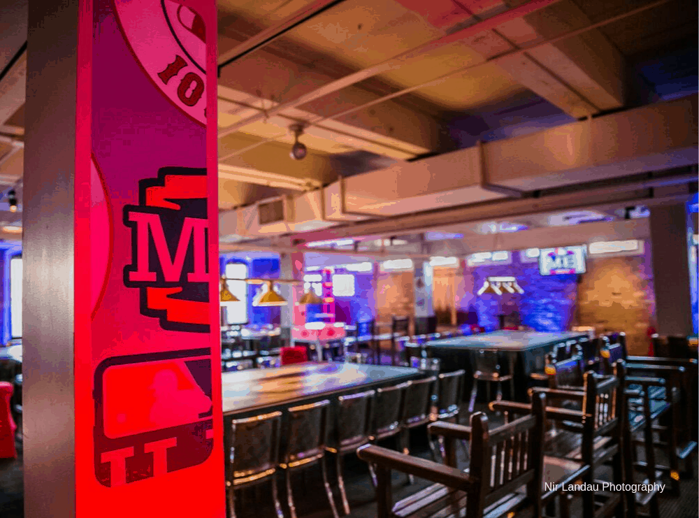 Sports-themed mitzvah venue set for a celebration
