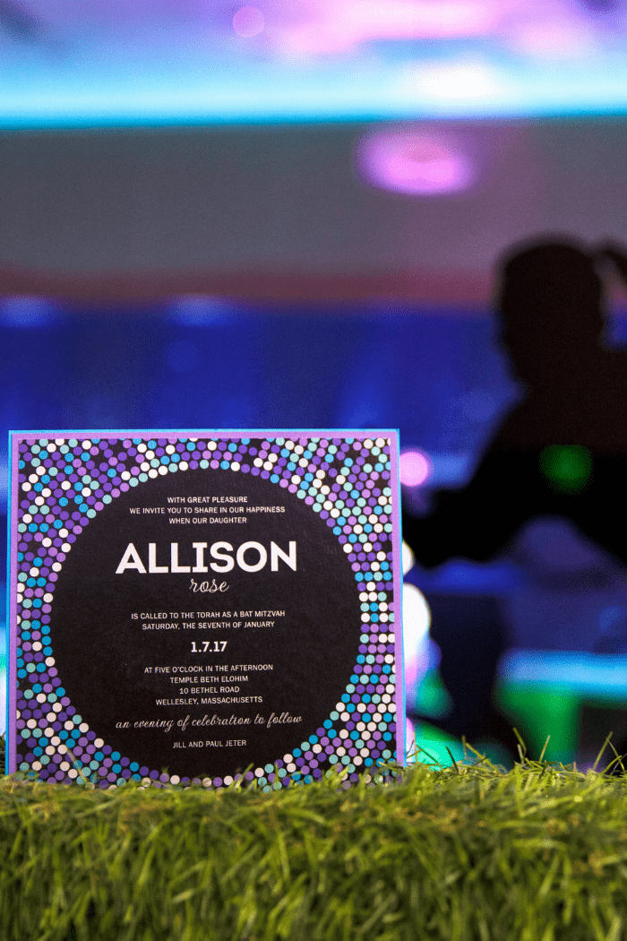 Allison's Bat Mitzvah planned by Jodi Raphael Events